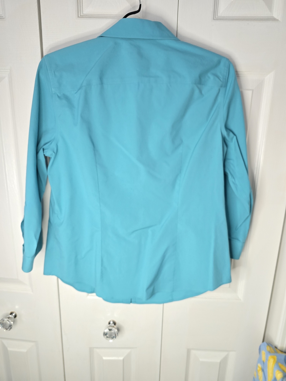 Talbots Turquoise Button-Down Shirt - Picture 4 of 5